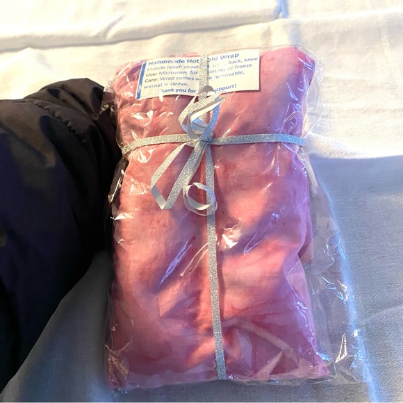 Hot Cold Pack in Pink. Handmade. Can put in microwave and freezer. - Picture 2 of 7